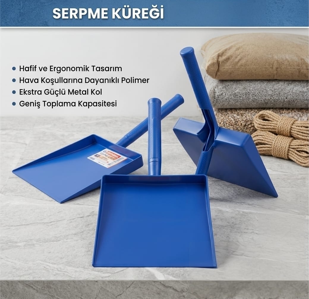 PLASTİK SERPME KÜREK